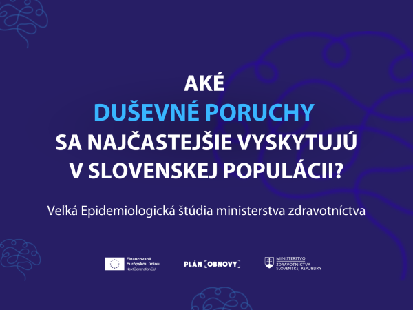 Ministerstvo zdravotníctva pripravuje štúdiu o duševnom zdraví aká tu ešte nebola