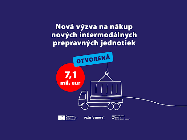 Nová výzva na nákup intermodálnych prepravných jednotiek