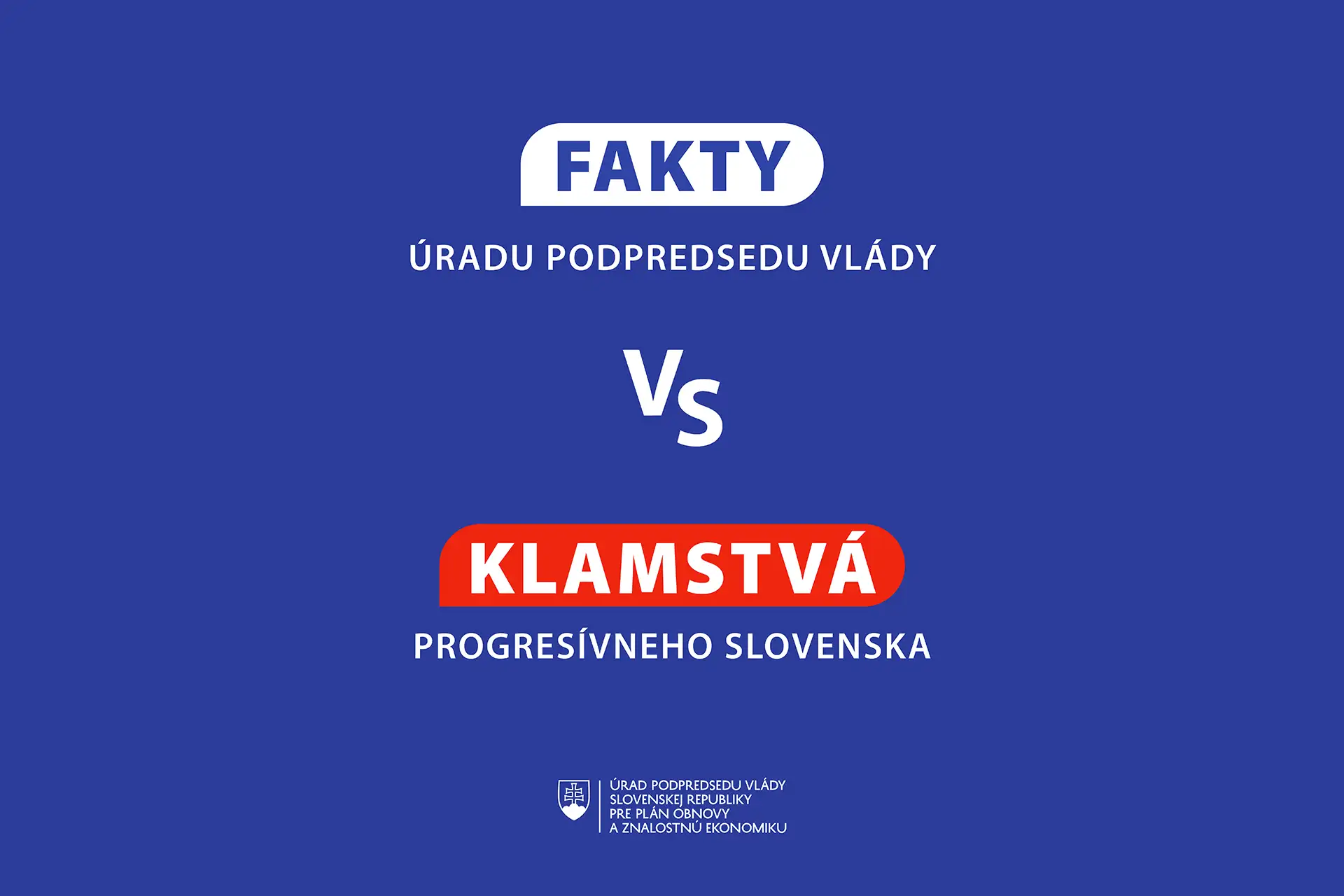 Fakty Úradu podpredsedu vlády vs. Klamstvá Progresívneho Slovenska