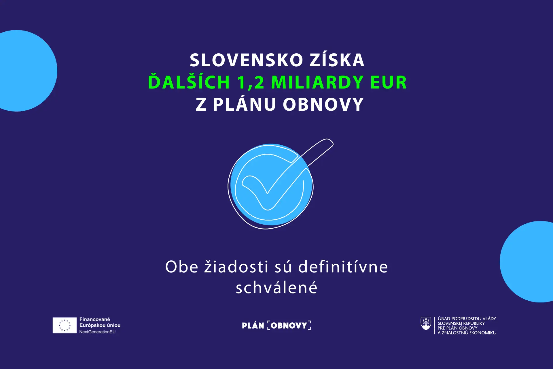 Komitologický výbor dnes schválil 6. a 7. žiadosť o platbu pre Slovensko